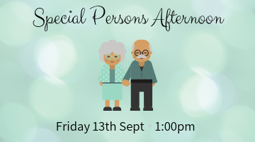 Special Persons Afternoon Form
